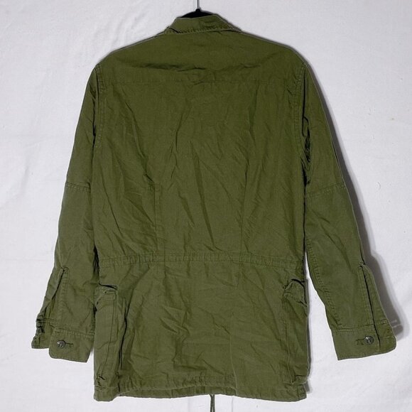 Vintage Logistik Army Green Cadets Utility Jacket L - Picture 2 of 11